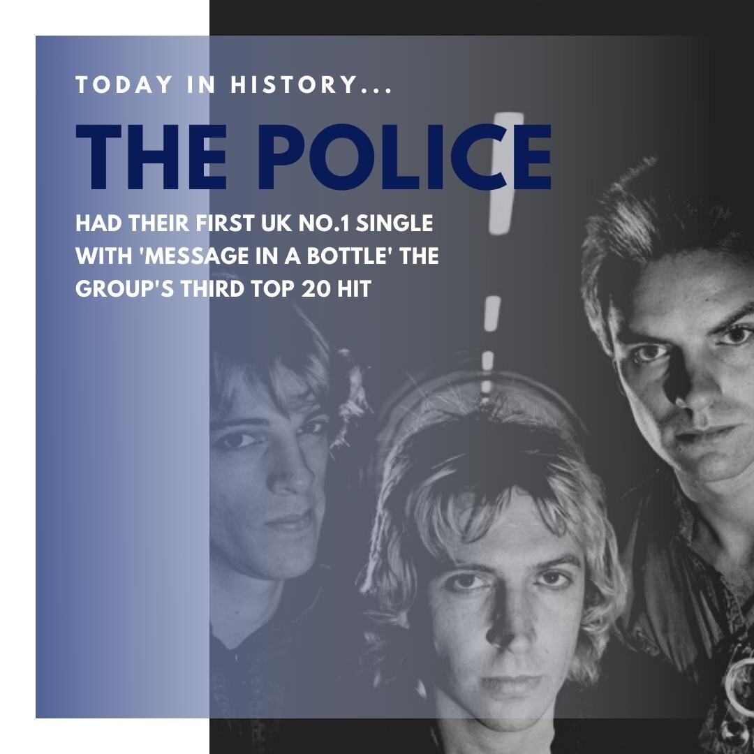 September 29th 1979, The Police had their 1st number 1 hit in the UK and also Ireland!🎶

#music #history #thepolice