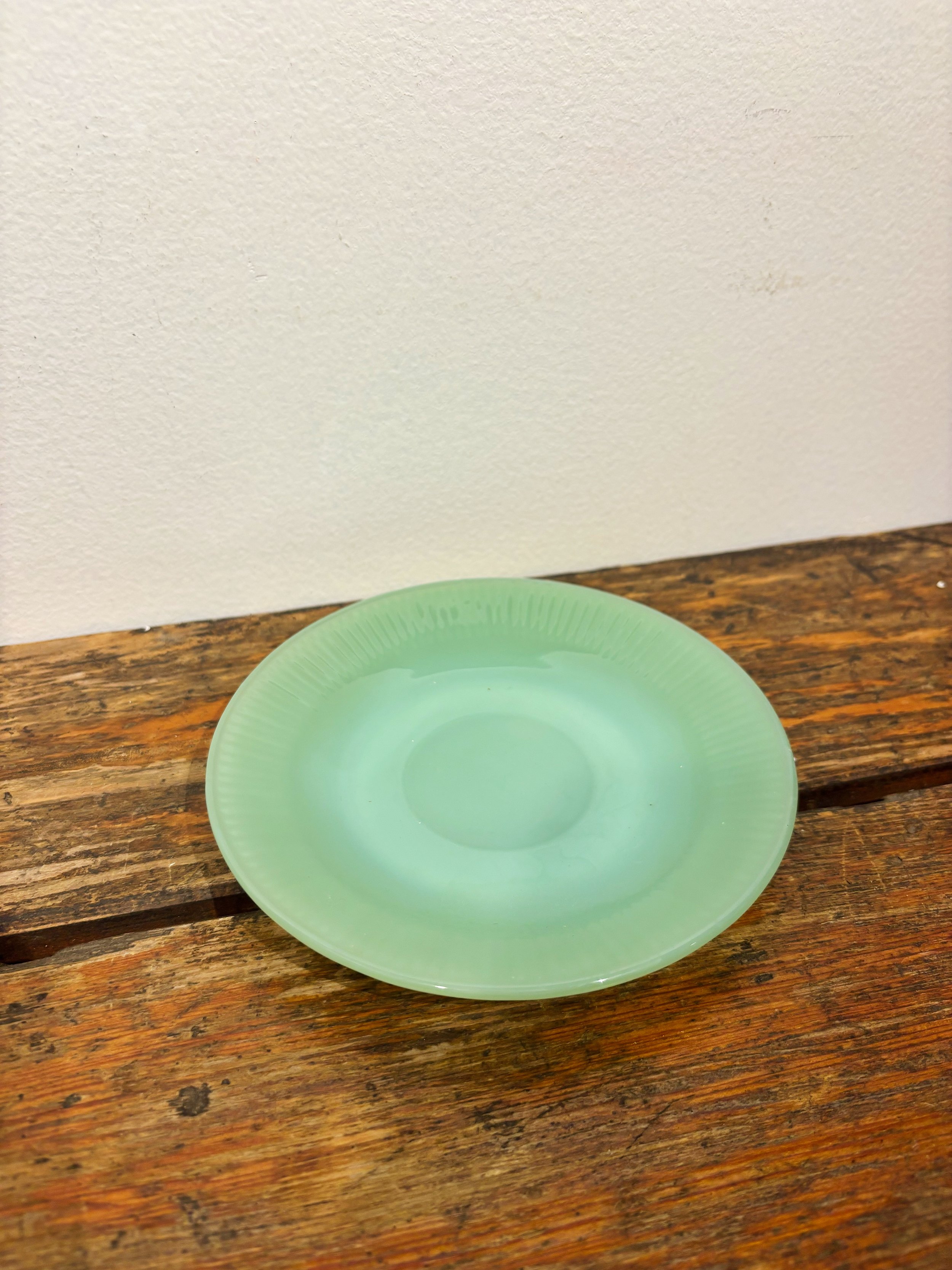 Jadeite Fire King Saucer