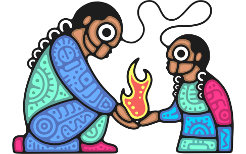 Indigenous knowledge sharing artwork