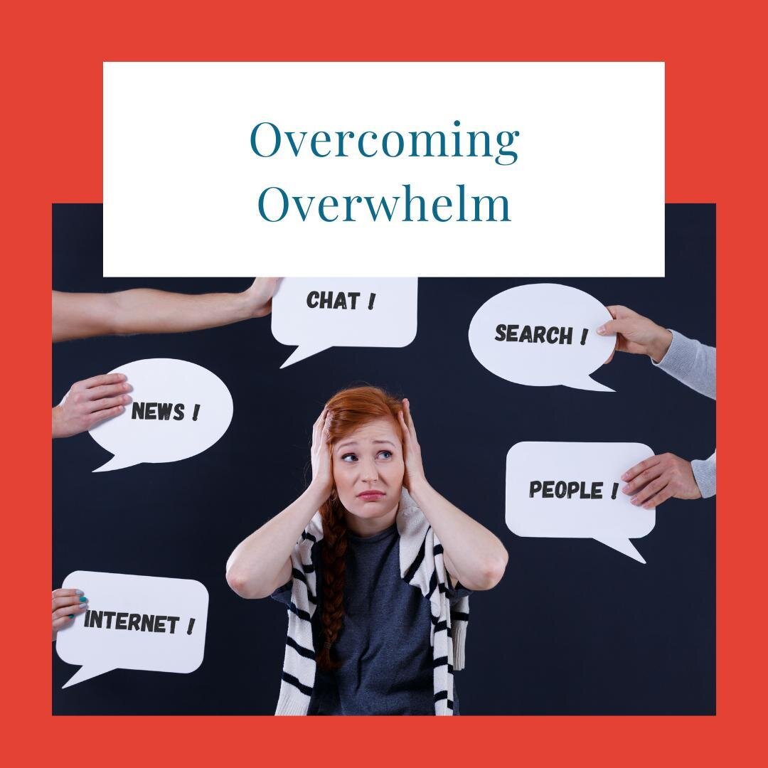 Sometimes you get in a funk and feel excited but also a little bit overwhelmed with everything you want to do. 

When I feel like this I take a break to get out of this funk and realign myself! 😀

Going outside, listening to a podcast, or reading a 