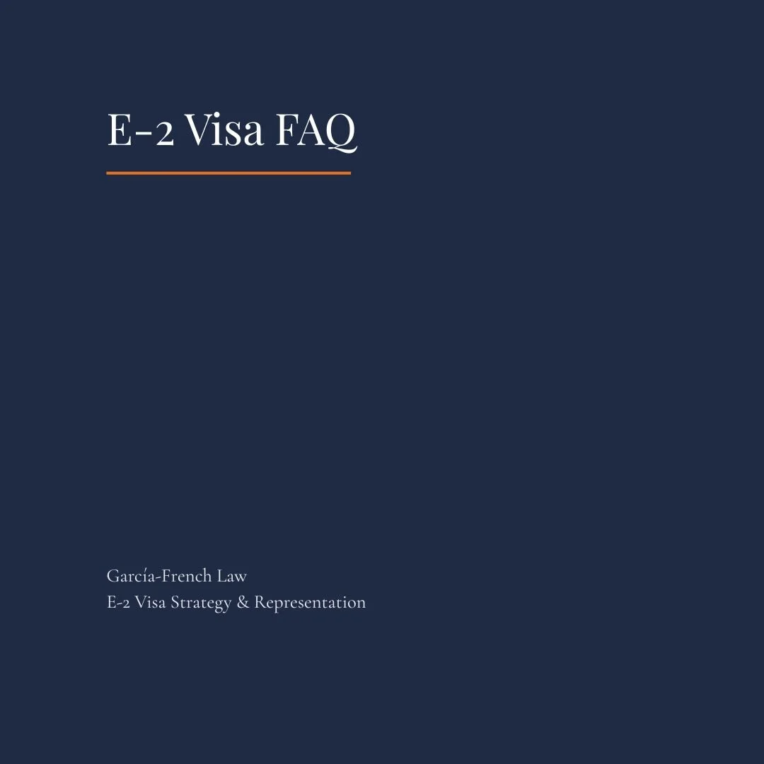 The E-2 visa raises many questions for entrepreneurs exploring investment opportunities in the United States.

Understanding the basic requirements can help investors evaluate whether this path may be appropriate for their business plans.

Save this 
