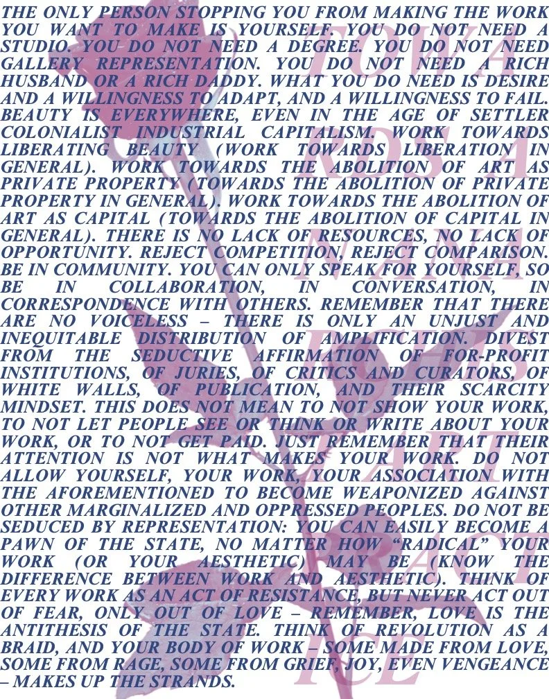 Towards an Anarchist Art Practice