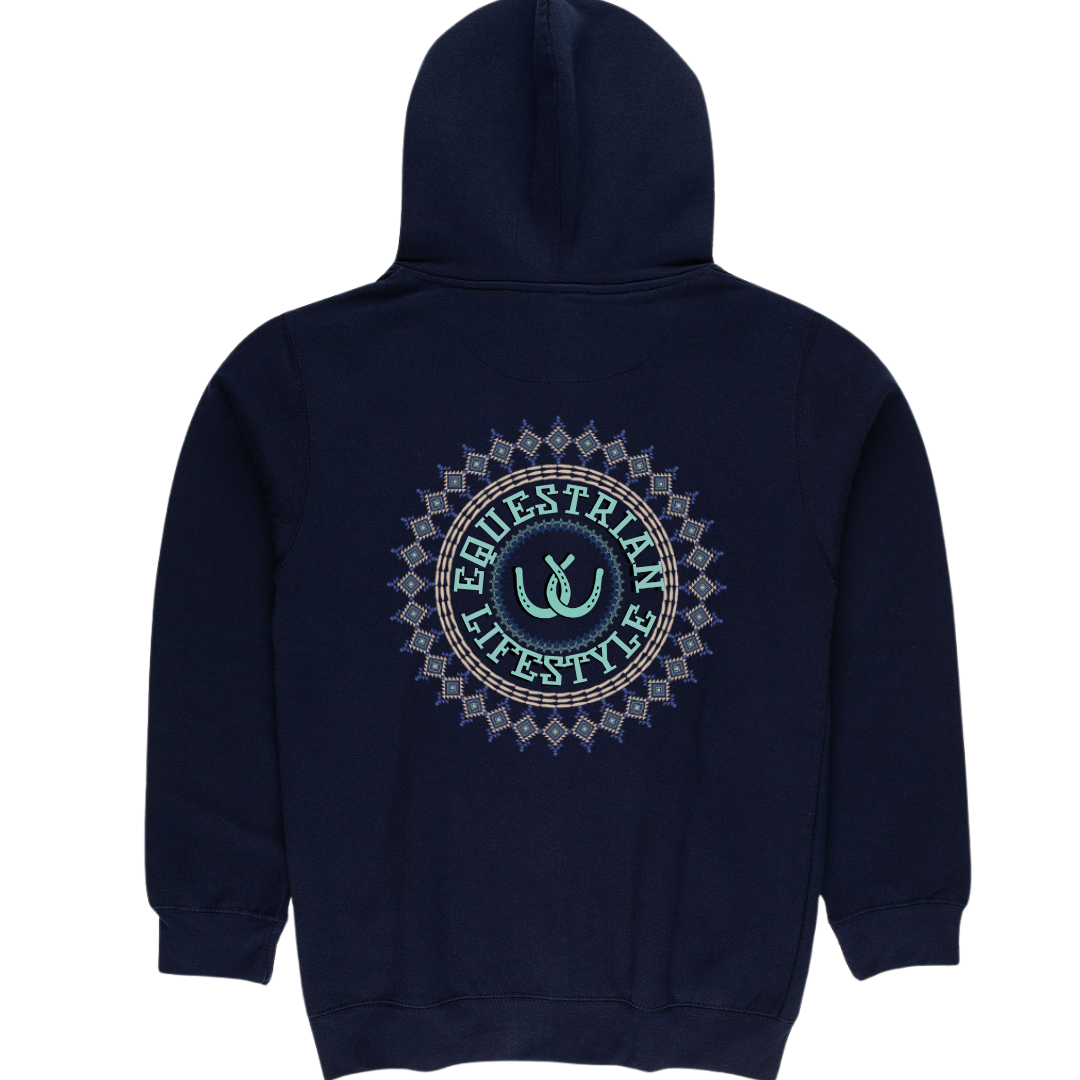 Aztec Vibes Zip Hoodie - Equestrian Lifestyle Clothing