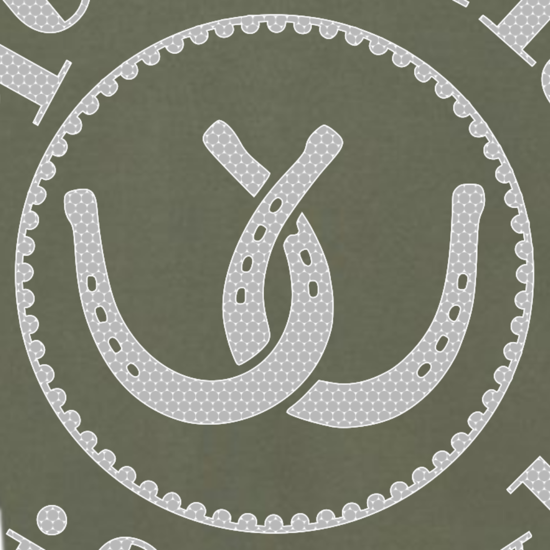 Heritage Olive Horseshoe Hoodie - Equestrian Lifestyle Clothing