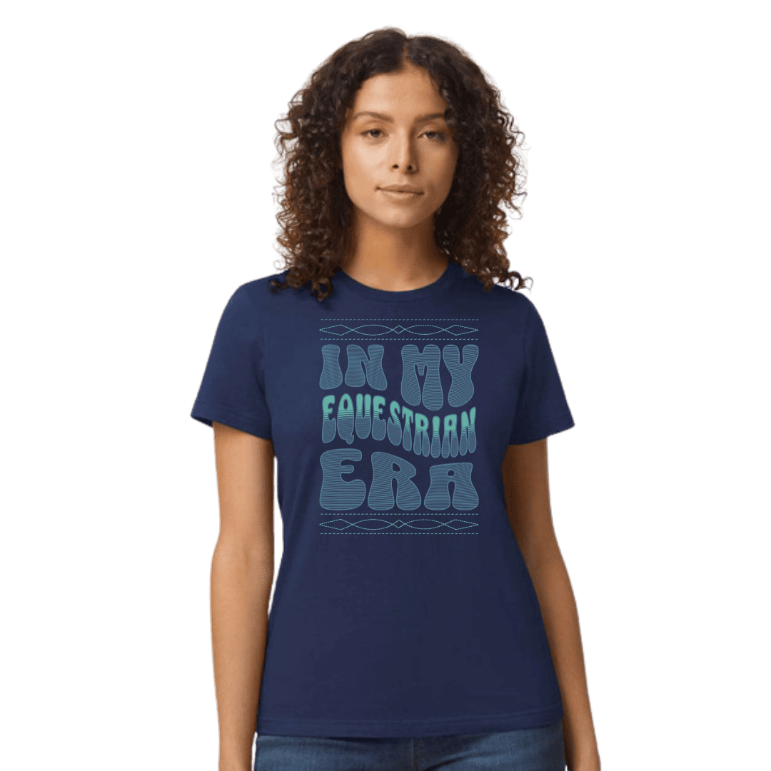 In My Equestrian Era T-Shirt – Soft Horse Lover Tee - Equestrian Lifestyle Clothing