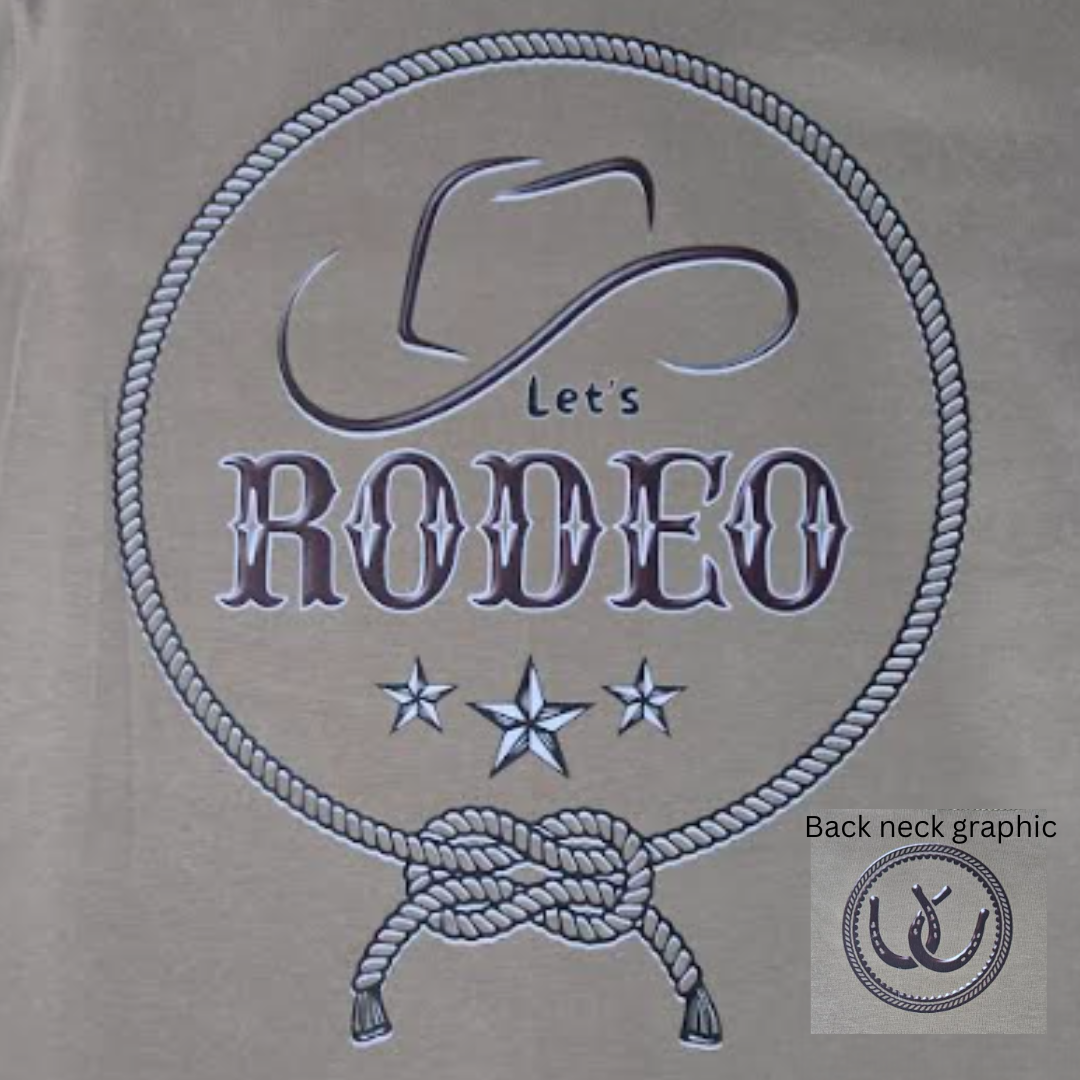 Let\'s Rodeo Tee - Equestrian Lifestyle Clothing