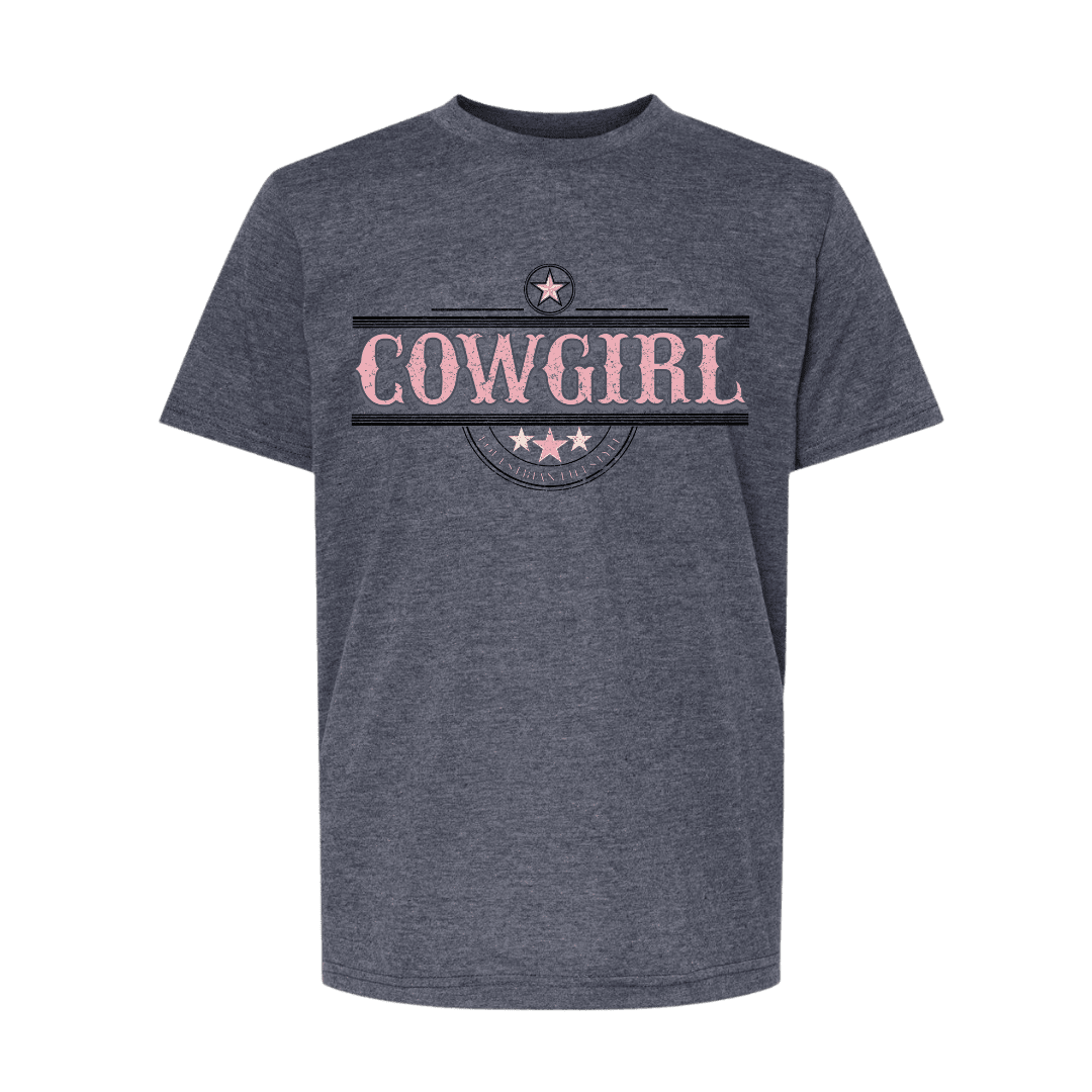 Youth Cowgirl T-Shirt – Vintage Western Horse Tee for Girls - Equestrian Lifestyle Clothing