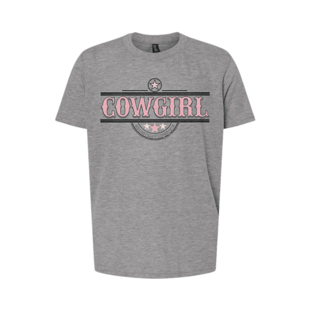 Youth Cowgirl T-Shirt – Vintage Western Horse Tee for Girls - Equestrian Lifestyle Clothing