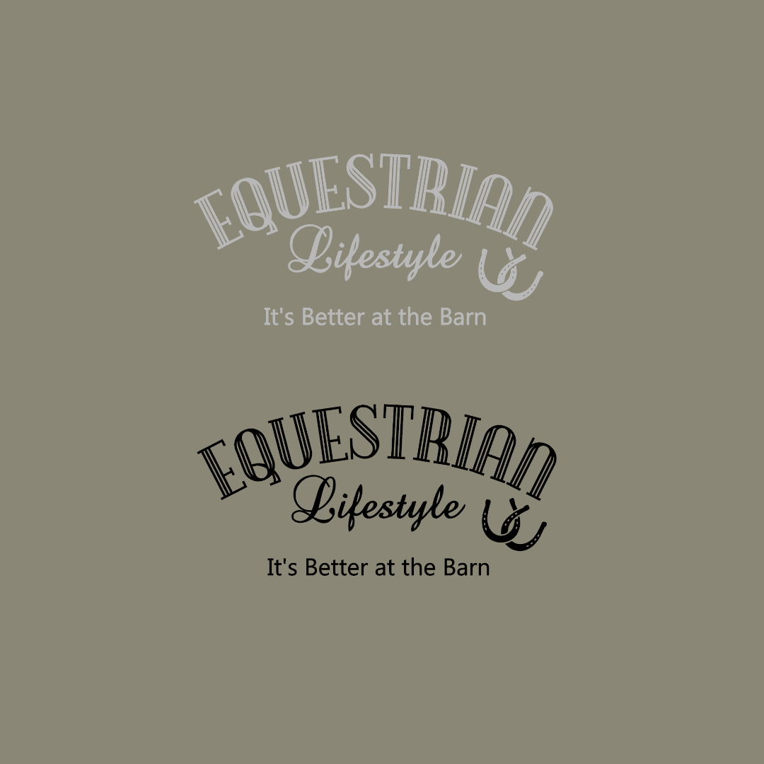 Equestrian Lifestyle Olive Phrase Hoodie – Lightweight Terry - M, XL - Equestrian Lifestyle Clothing