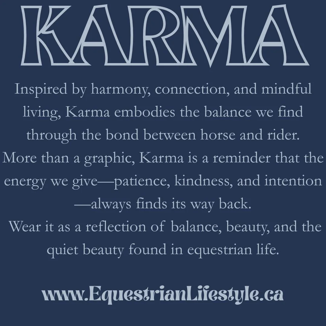 Equestrian Karma Sweatshirt - Equestrian Lifestyle Clothing