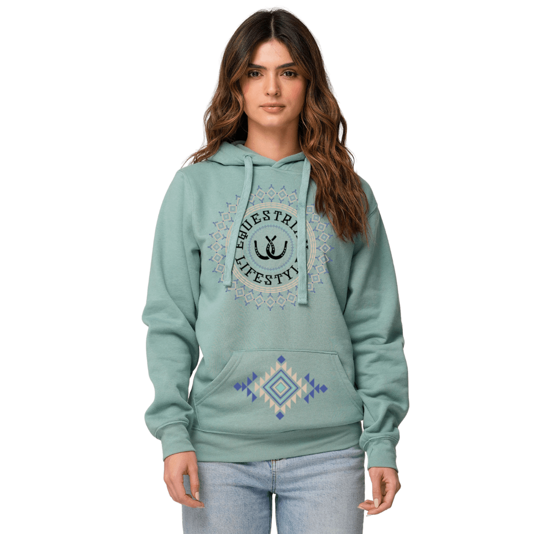 Aztec Vibes Hoodie by Equestrian Lifestyle - Statement-Making Style - Equestrian Lifestyle Clothing