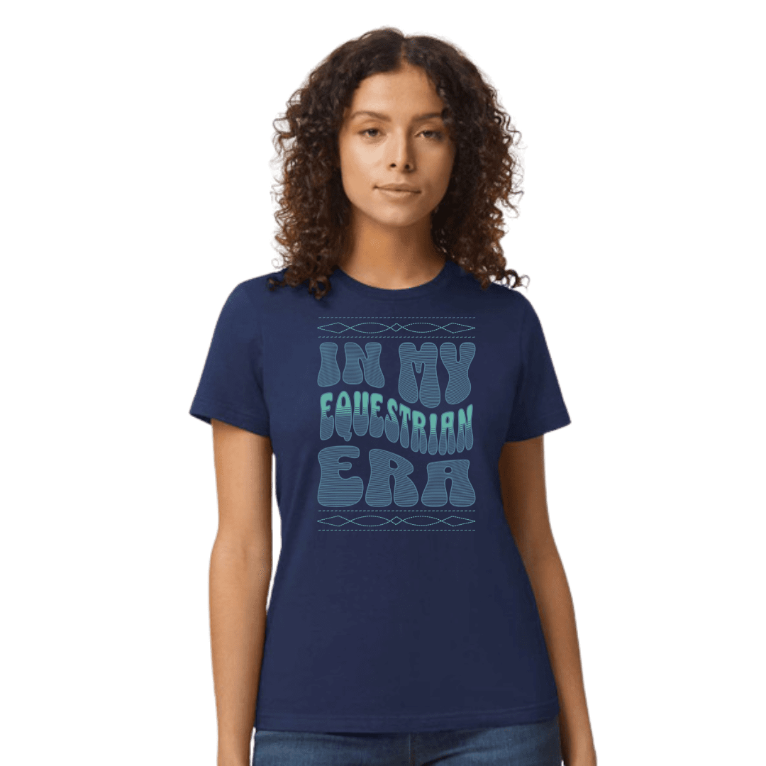 In My Equestrian Era T-Shirt – Soft Horse Lover Tee - Equestrian Lifestyle Clothing