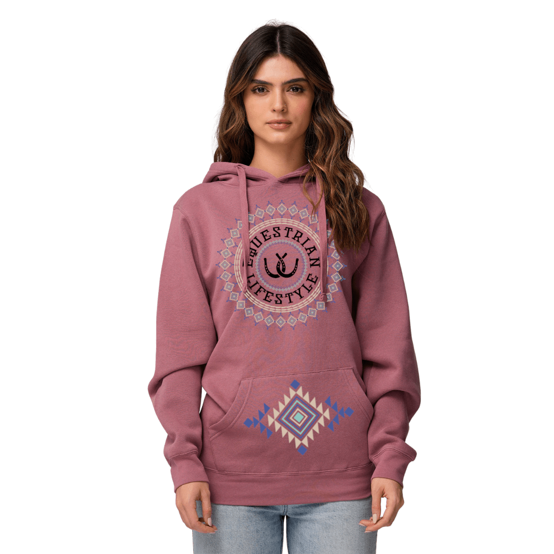 Aztec Vibes Hoodie by Equestrian Lifestyle - Statement-Making Style - Equestrian Lifestyle Clothing