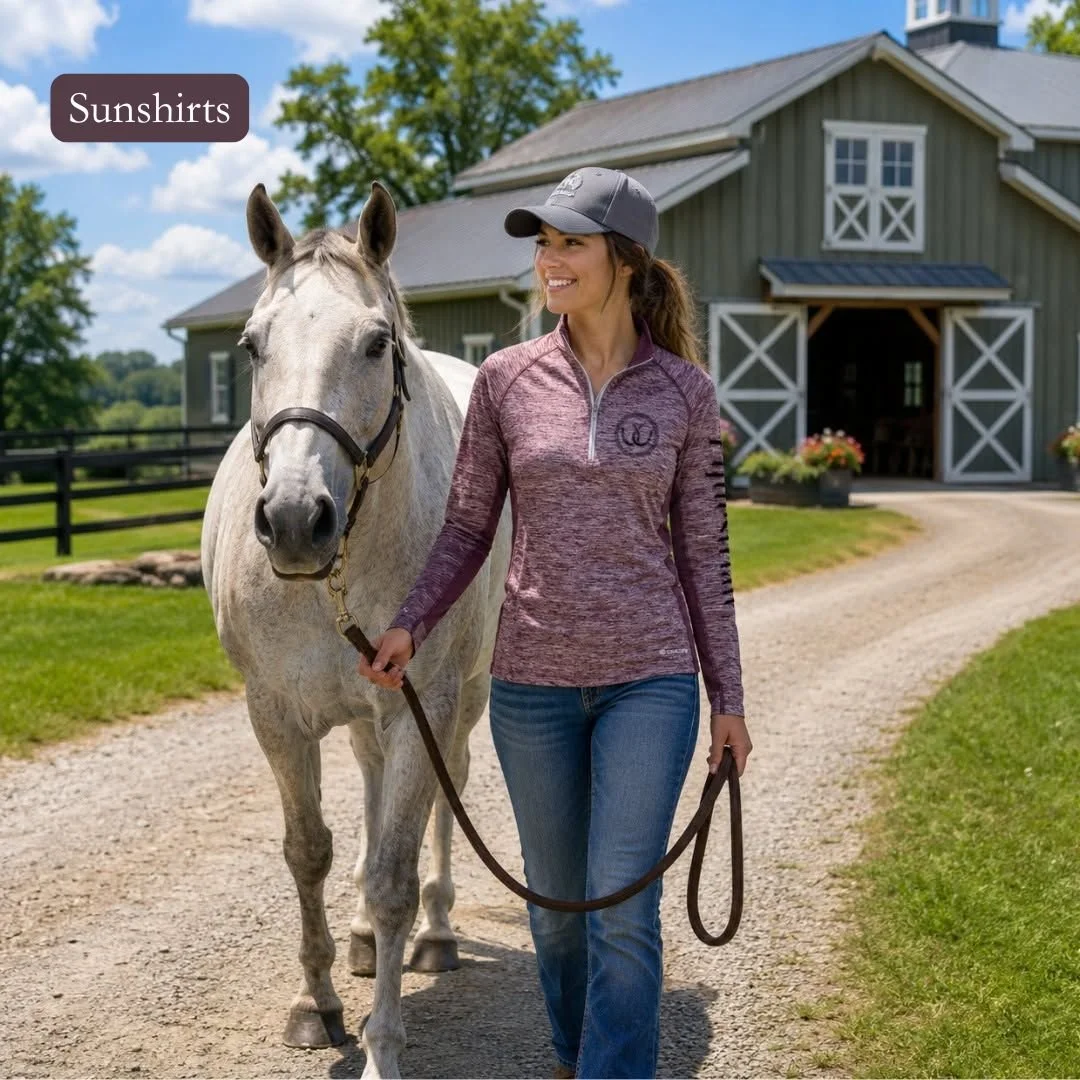equestrian lifestyle sunshirt for horse people