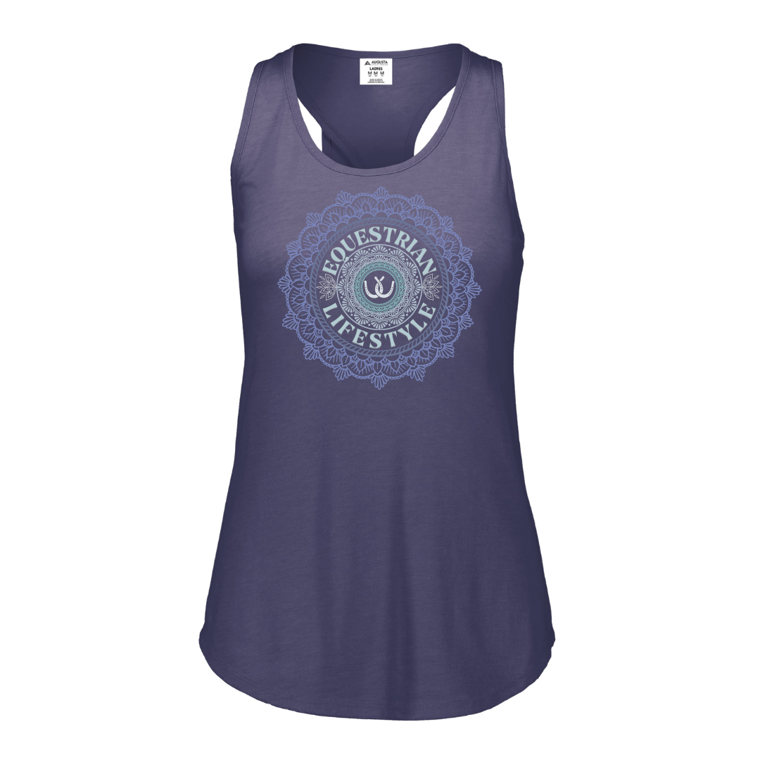 Barnside Keyhole Tank | Ladies Equestrian Tri-Blend Tank Top