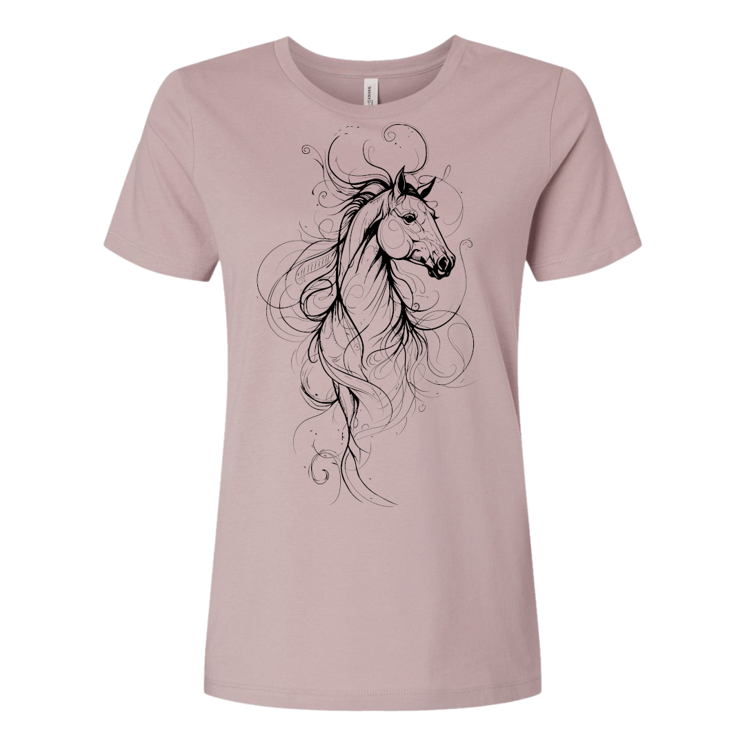 Year of the Horse Graphic Tee: Ladies & Youth Sizes - Equestrian Lifestyle Clothing