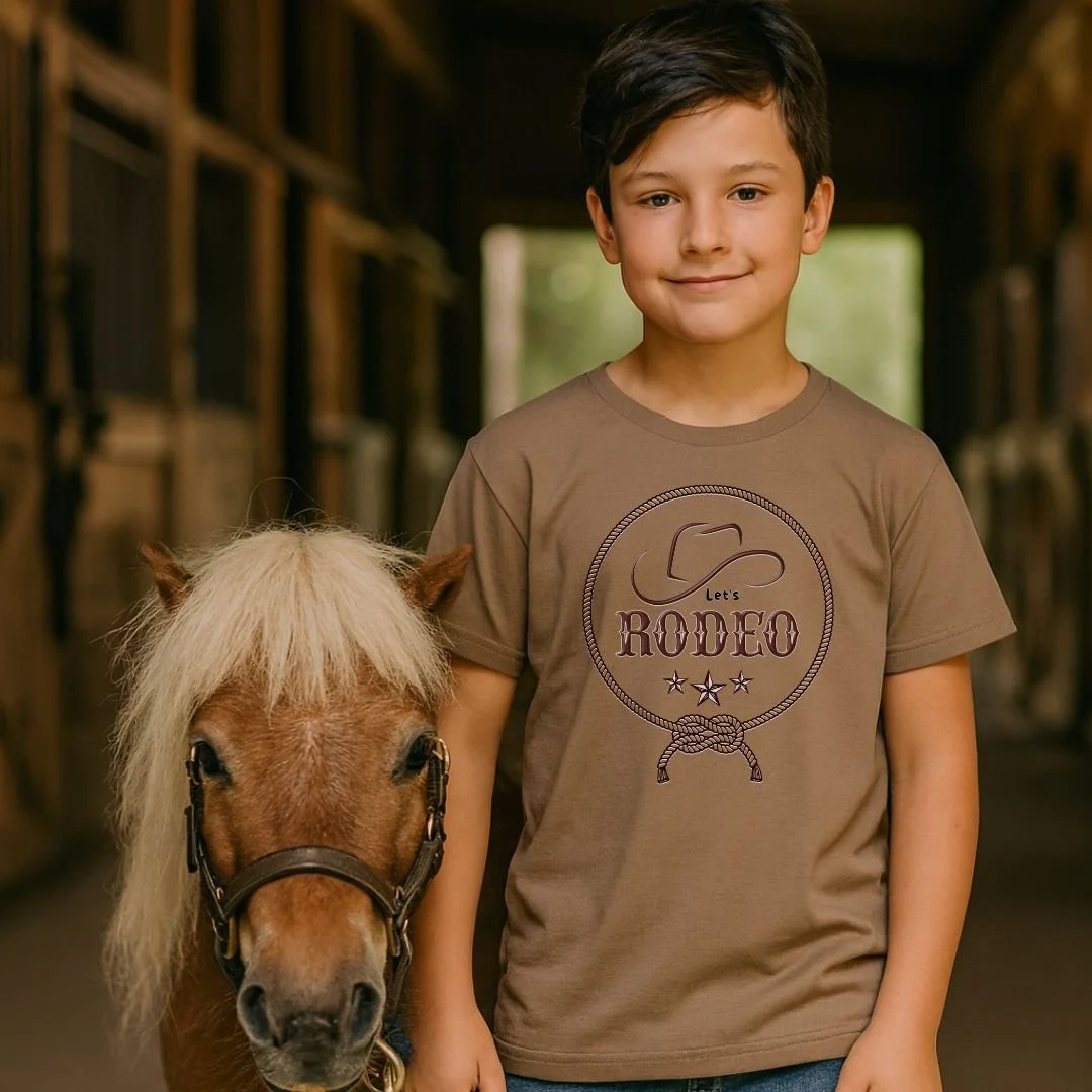 Youth Let's Rodeo Tee - Equestrian Lifestyle Clothing