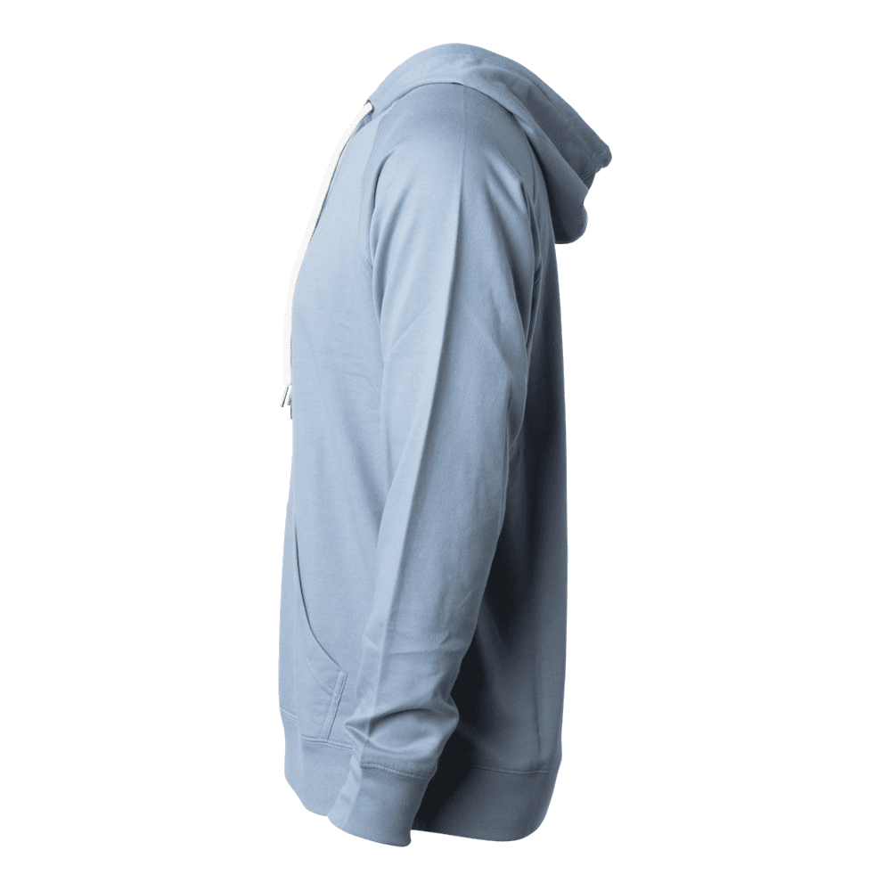 Lightweight Misty Blue Hoodie – Horseshoe Phrase by Equestrian Lifestyle - 2XL - Equestrian Lifestyle Clothing