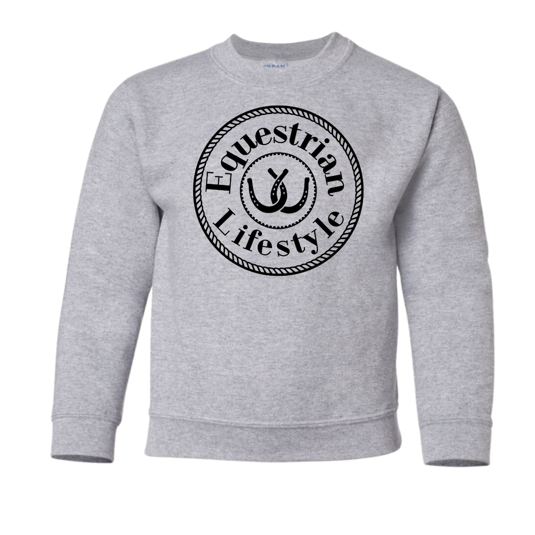 Equestrian Lifestyle Child horse attire sweatshirt