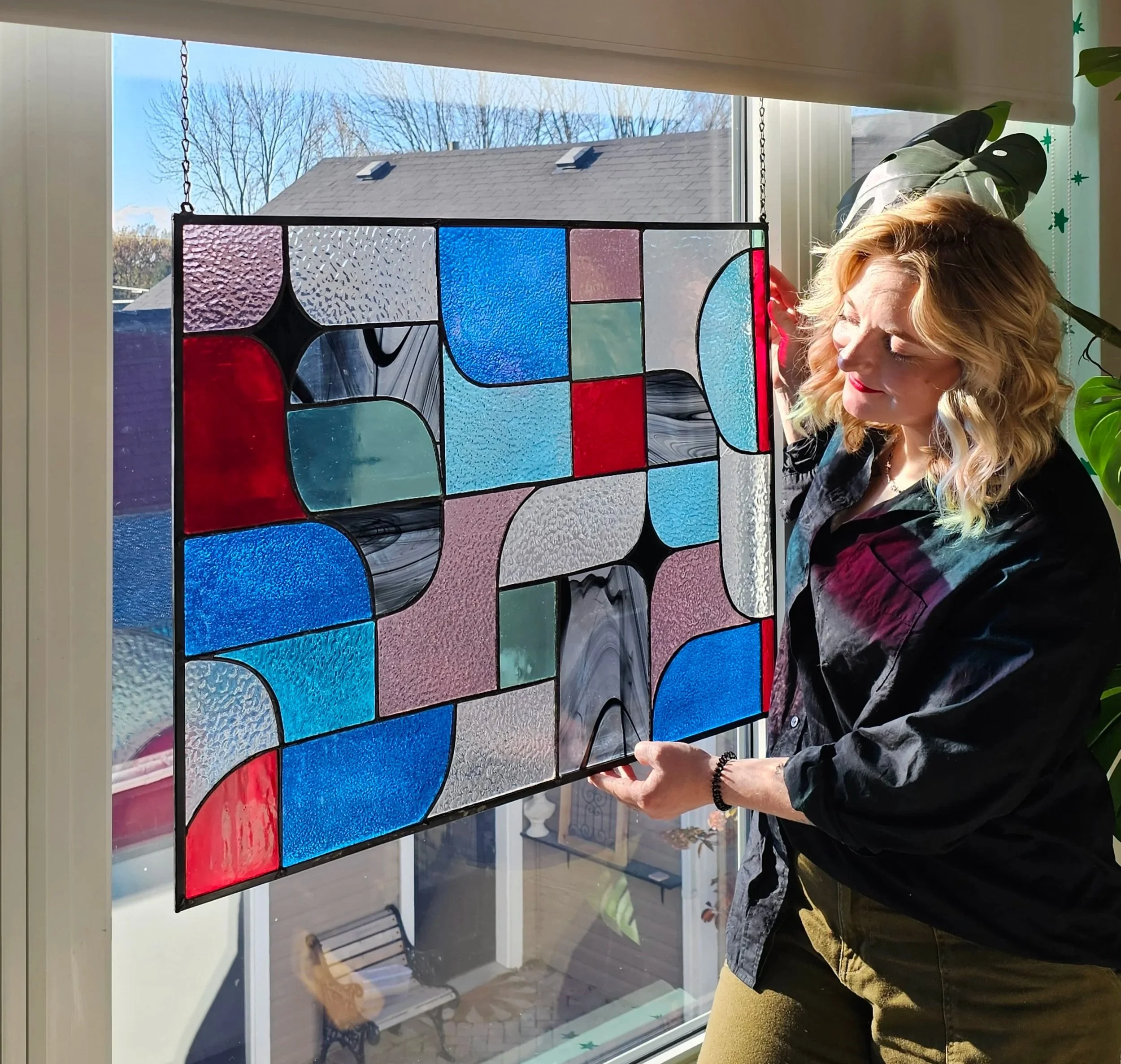 My First Stained Glass Window Panel!