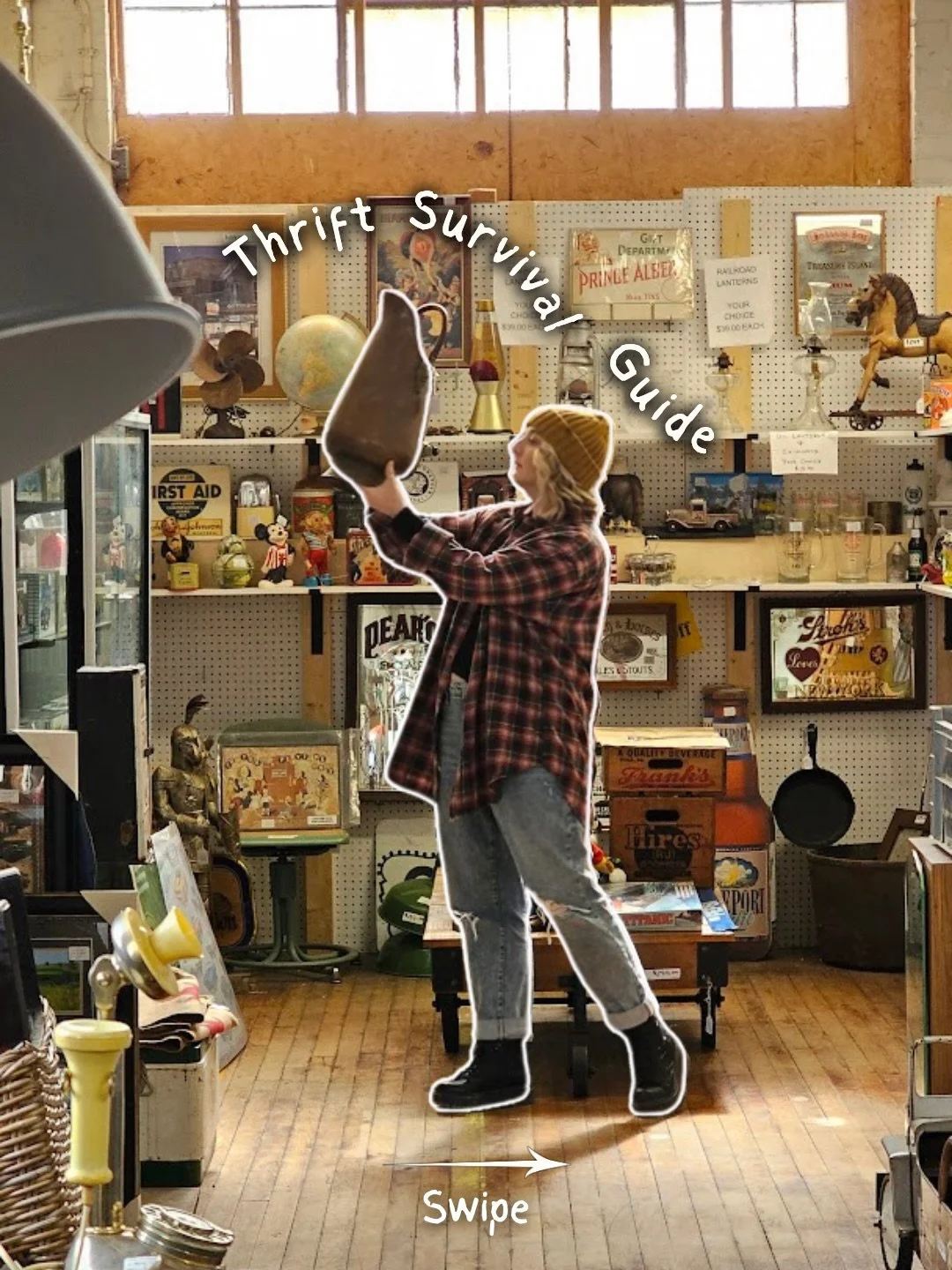 Thrifting could be considered a full-on contact sport in my mind!

When preparing for a full day of thrifting, having the proper essentials on hand is a must to make it through the day. These are my tried-and-true second hand shopping MUST HAVES I ne