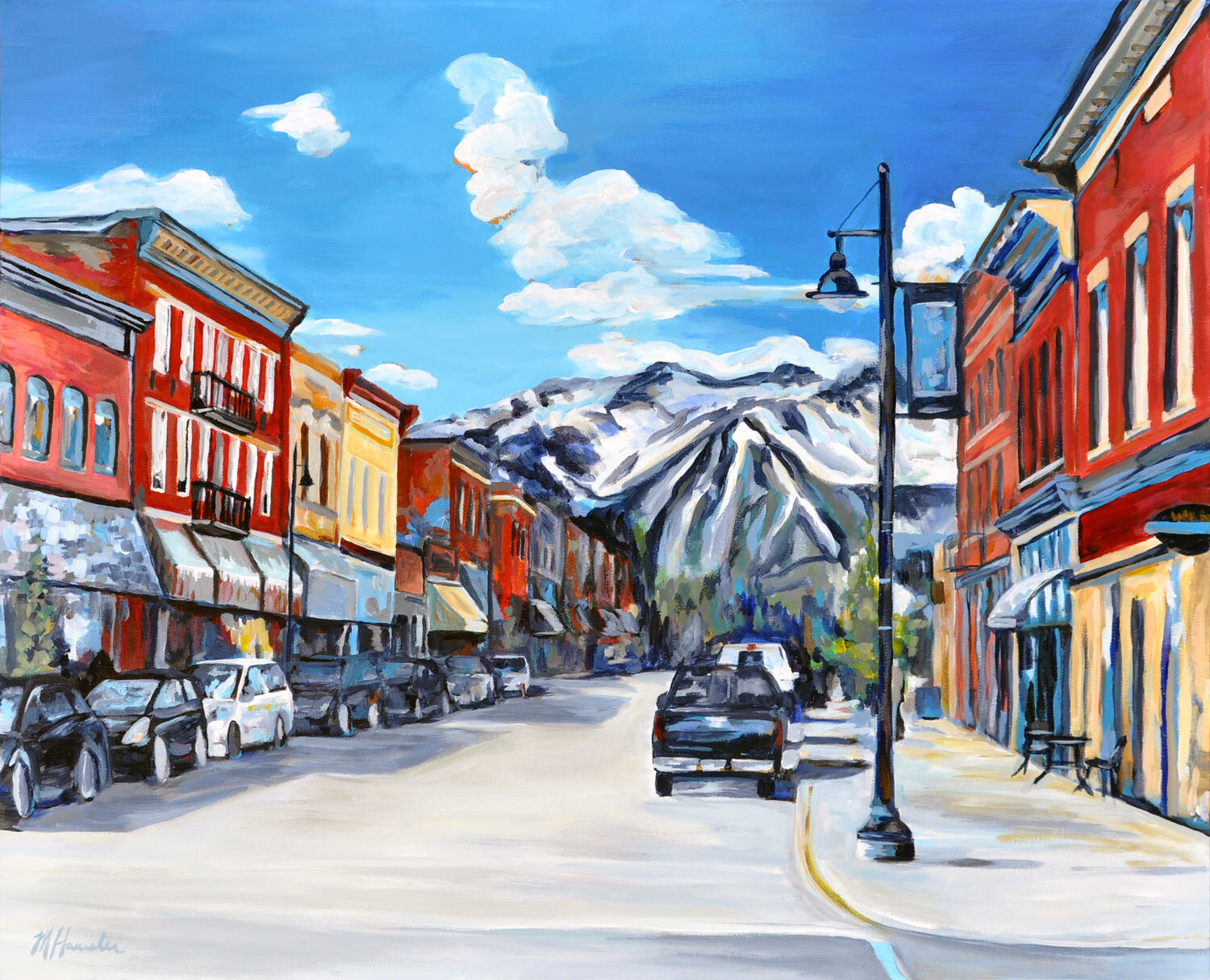 megan haeusler landscape painter from Fernie, BC