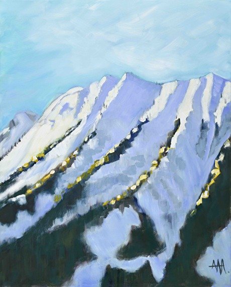 dusk on Mt Fernie-anne anderson.jpg