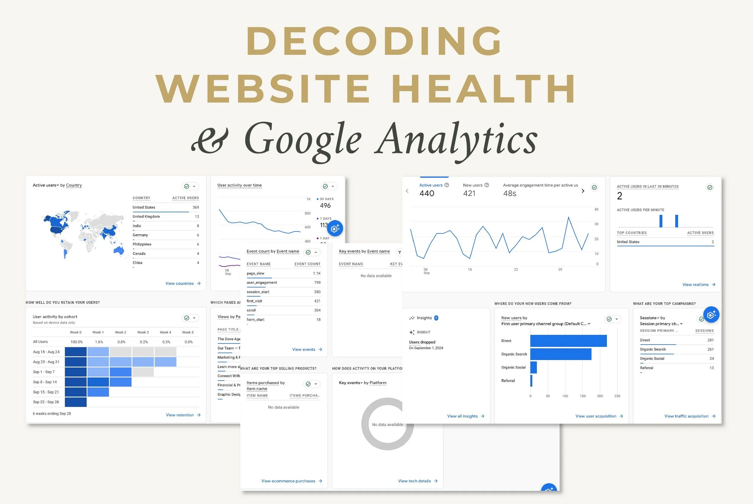 Decoding Website Health &amp; Google Analytics |  Key Metrics Every Business Owner Should Know