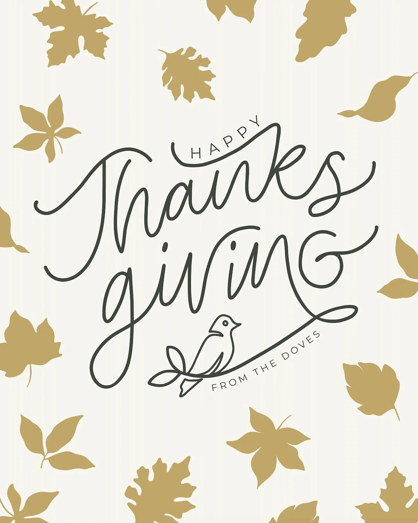 Thankful for our design community, the friends who inspire us, and the loved ones who support us. 🕊️🧡 Happy Thanksgiving from The Dove Agency!