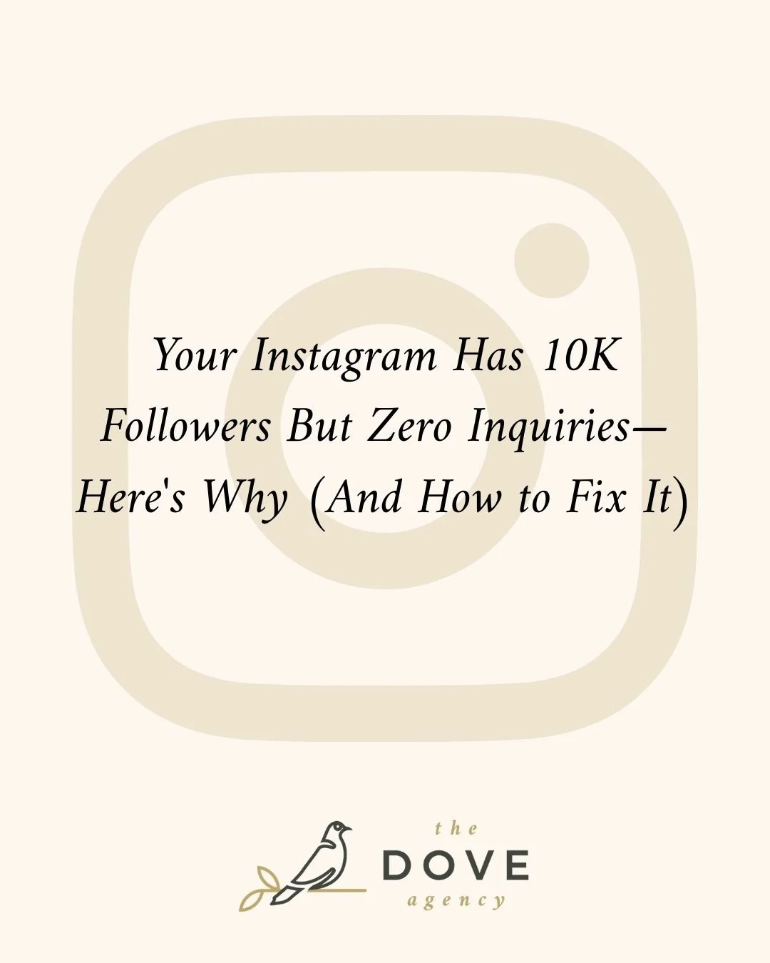 Quality over quantity. 💡

If you&rsquo;ve hit the 10k milestone but sales are stalling, it&rsquo;s time to look past the double taps. Our latest blog post explores the common disconnect between a large following and actual conversions. Ready to turn