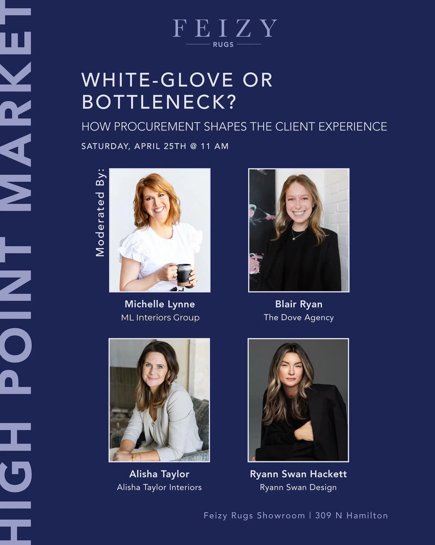 We&rsquo;re heading to High Point Market with conversations you won&rsquo;t want to miss&mdash;featuring The Dove Agency&rsquo;s Senior Director of Financial Services, Blair Ryan, on not one, but two panels. ✨

First, join us for White-Glove or Bottl