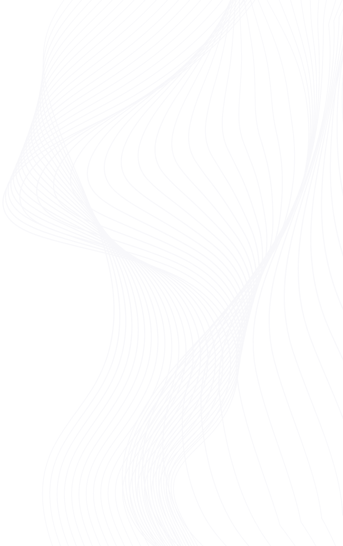 Black background with white curving contour lines forming an abstract flowing pattern.