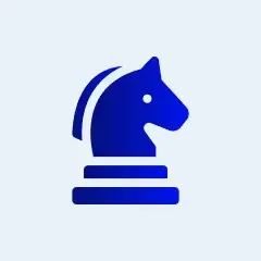 Iconn of a blue chess knight