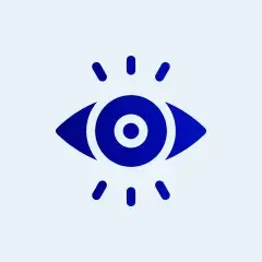 Icon of a blue eye