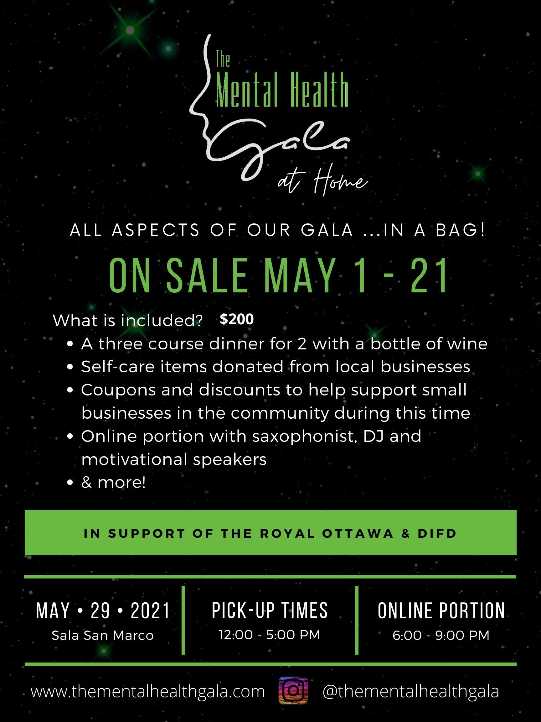 The Mental Health Gala, at home — DIFD