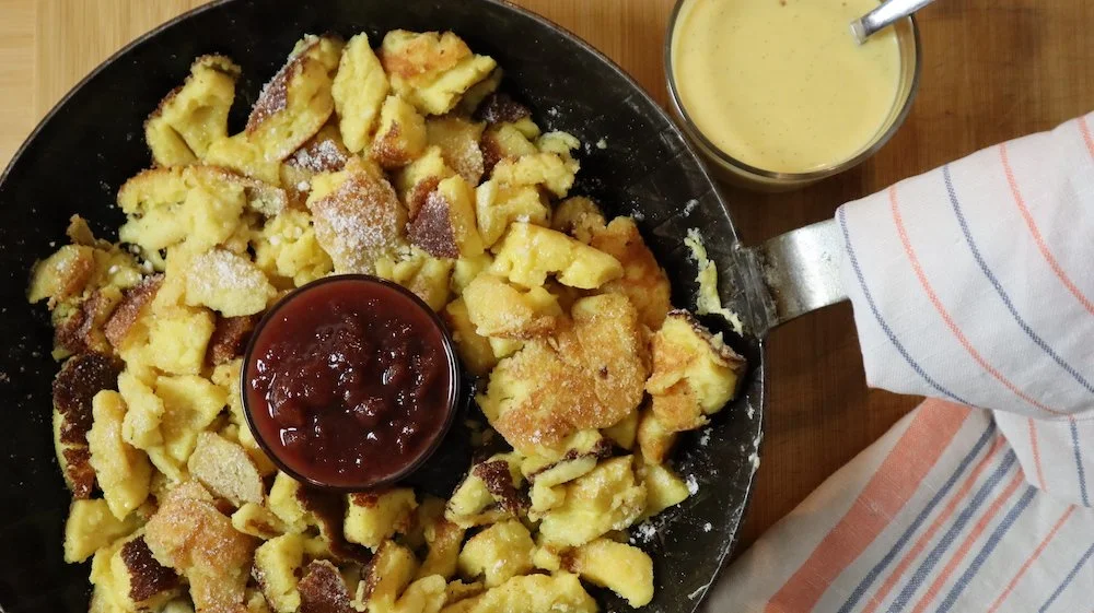 Kaiserschmarrn (Emperor's Mess) with Vanilla Custard