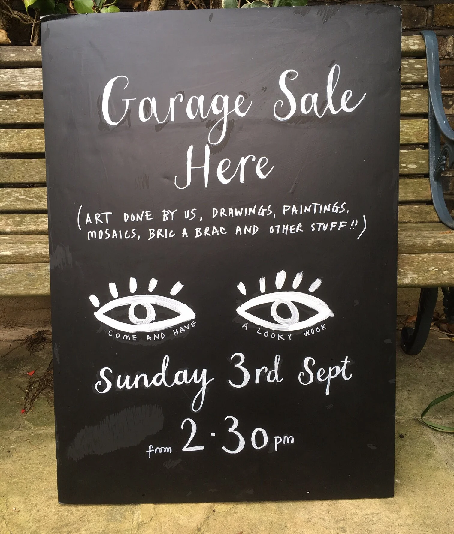 GARAGE SALE