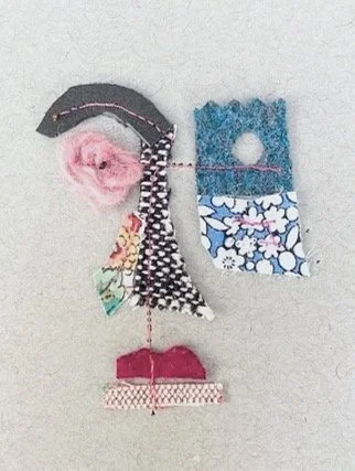 Picasso face
Fabric collage