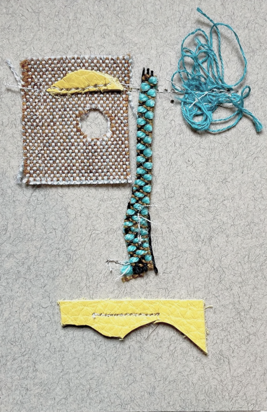 Picasso face
Fabric collage