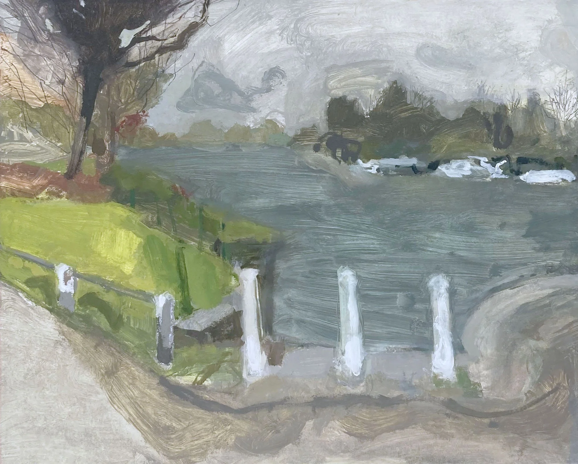 Bucclea Gardens
W20 x H16''
Oil on board