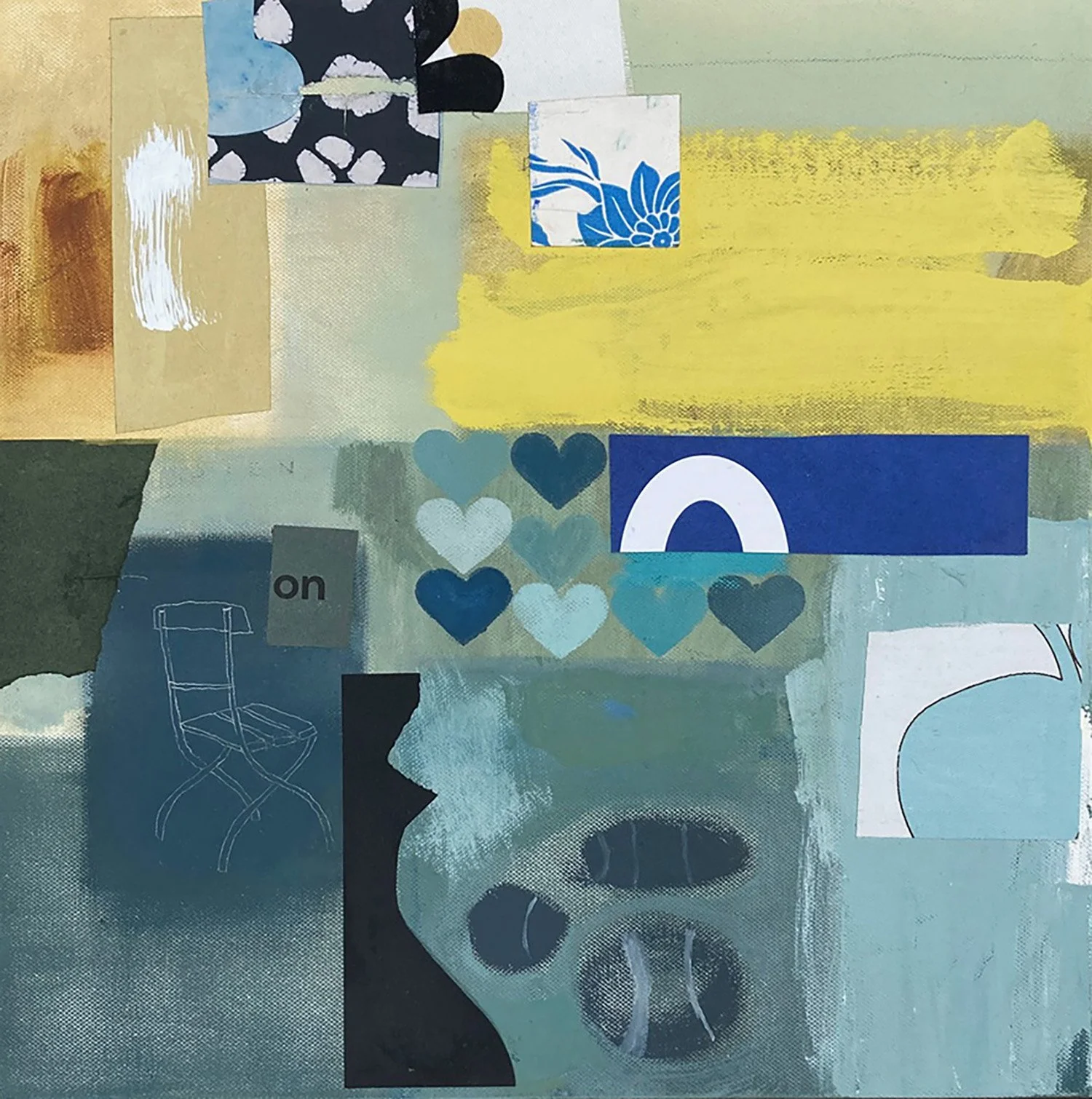 Conversations
W40 x H40cm
Mixed media on canvas