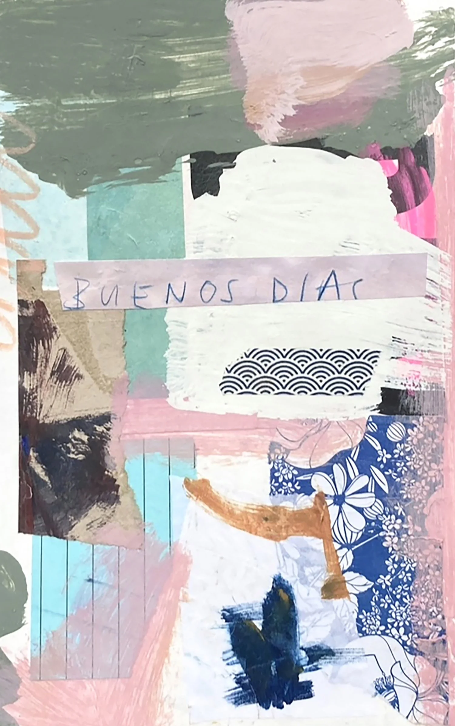 Buenos Dias
W20 x H25cm
Mixed media collage
SOLD