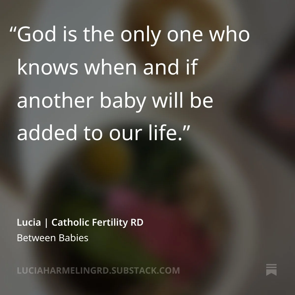 Your job isn't to force a pregnancy. It's to care for yourself, nourish yourself, and pray for clarity around what your next step is. 

Sometimes that looks like pausing and taking a step back and sometimes that looks like diving into functional test