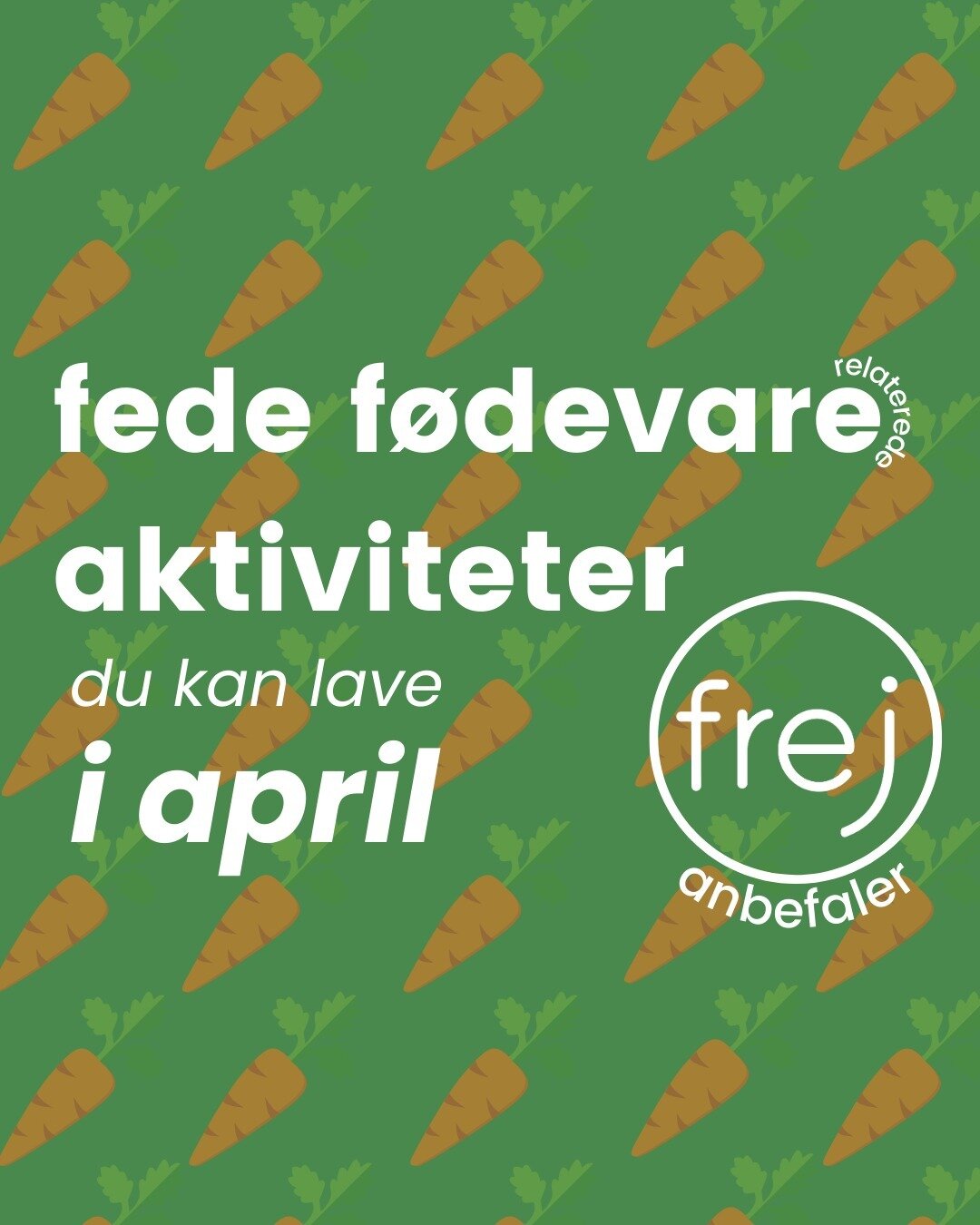 S&aring; banker for&aring;ret p&aring; d&oslash;ren!🌸 

Og i den anledning har vi samlet en r&aelig;kke gratis og sp&aelig;ndende aktiviteter, du kan lave i det (forh&aring;bentligt) lune for&aring;rsvejr🐄

Skyd april i gang med en af vores anbefal