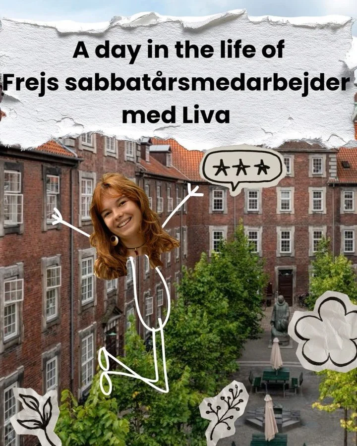 Skal du v&aelig;re vores nye sabbat&aring;rsmedarbejder?  
Ans&oslash;gningsfrist: d. 18. maj!

Da Liva skal starte p&aring; studie efter sommer, s&oslash;ger vi en ny sabbat&aring;rsmedarbejder aka. Office manager til at starte i Frej start august ?