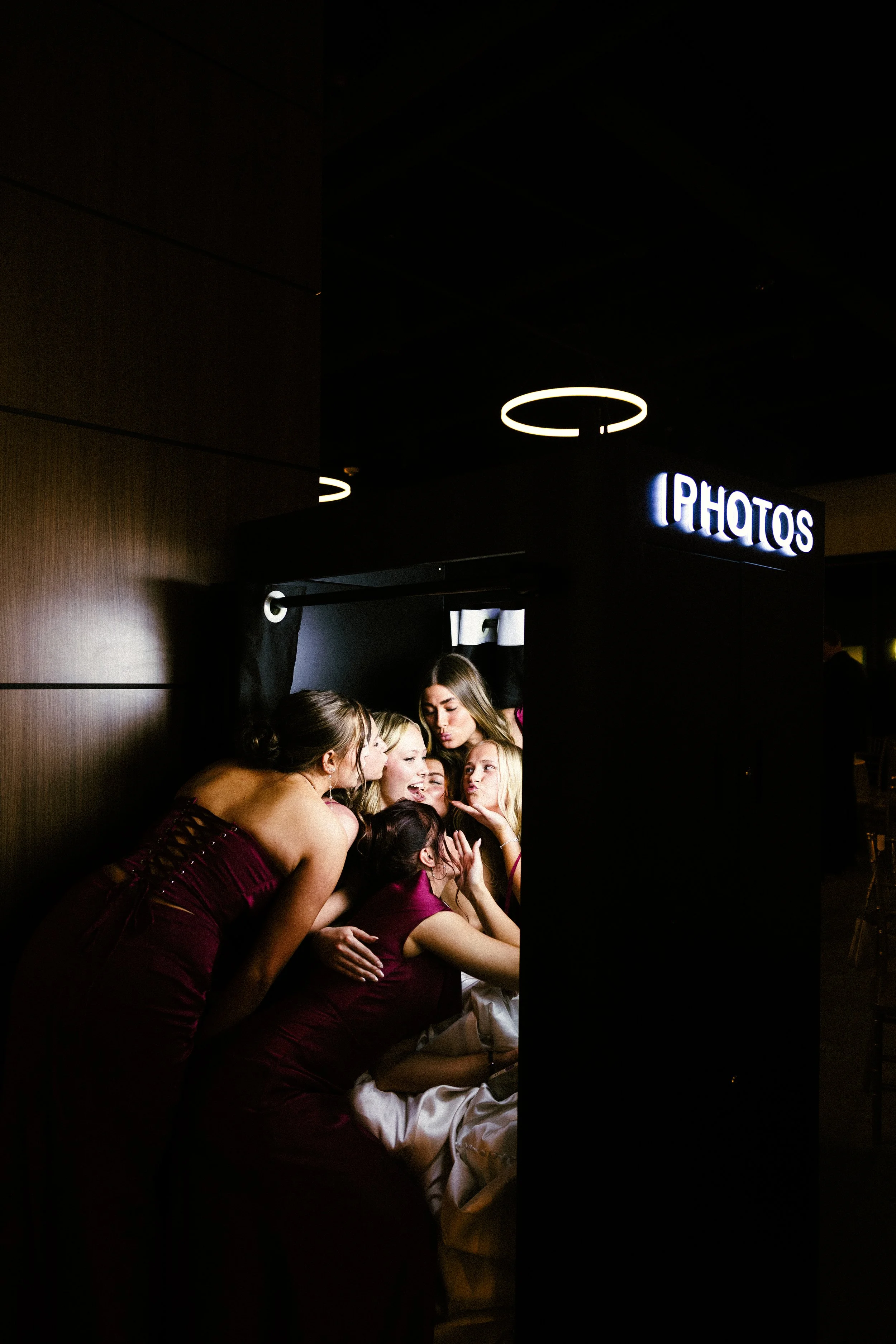Photo booth available for wedding and corporate event rentals