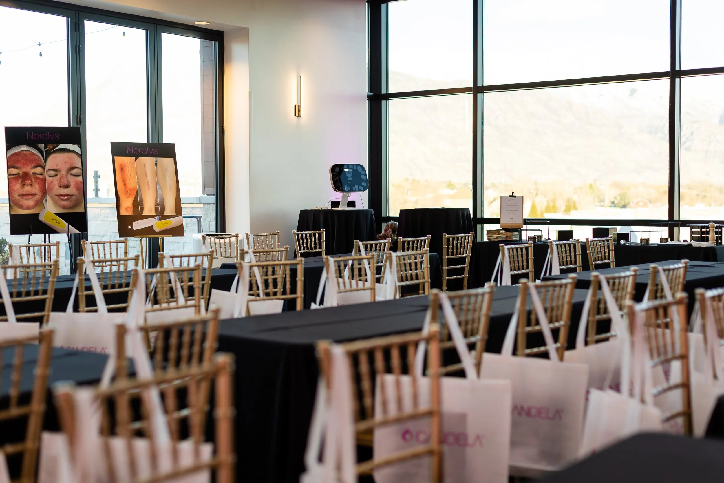 Amazing event space with an incredible view for a corporate event and party