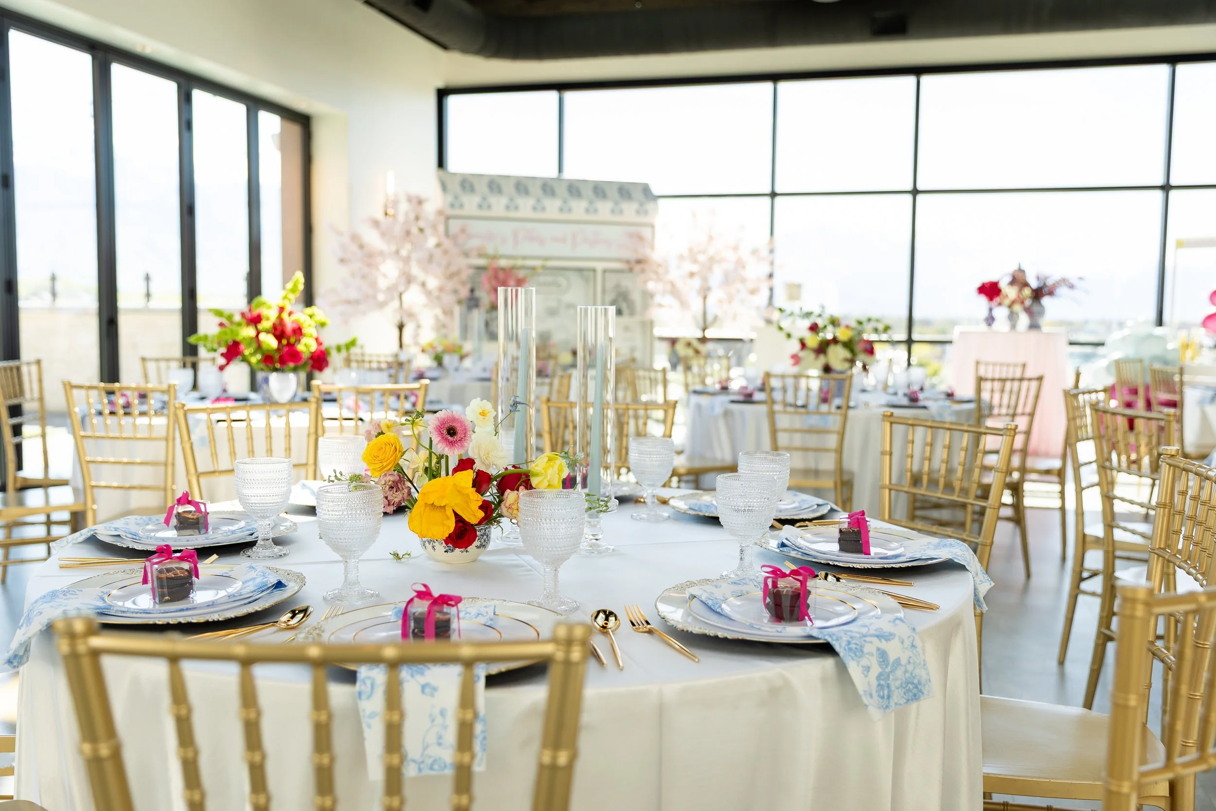 small party event space with amazing views