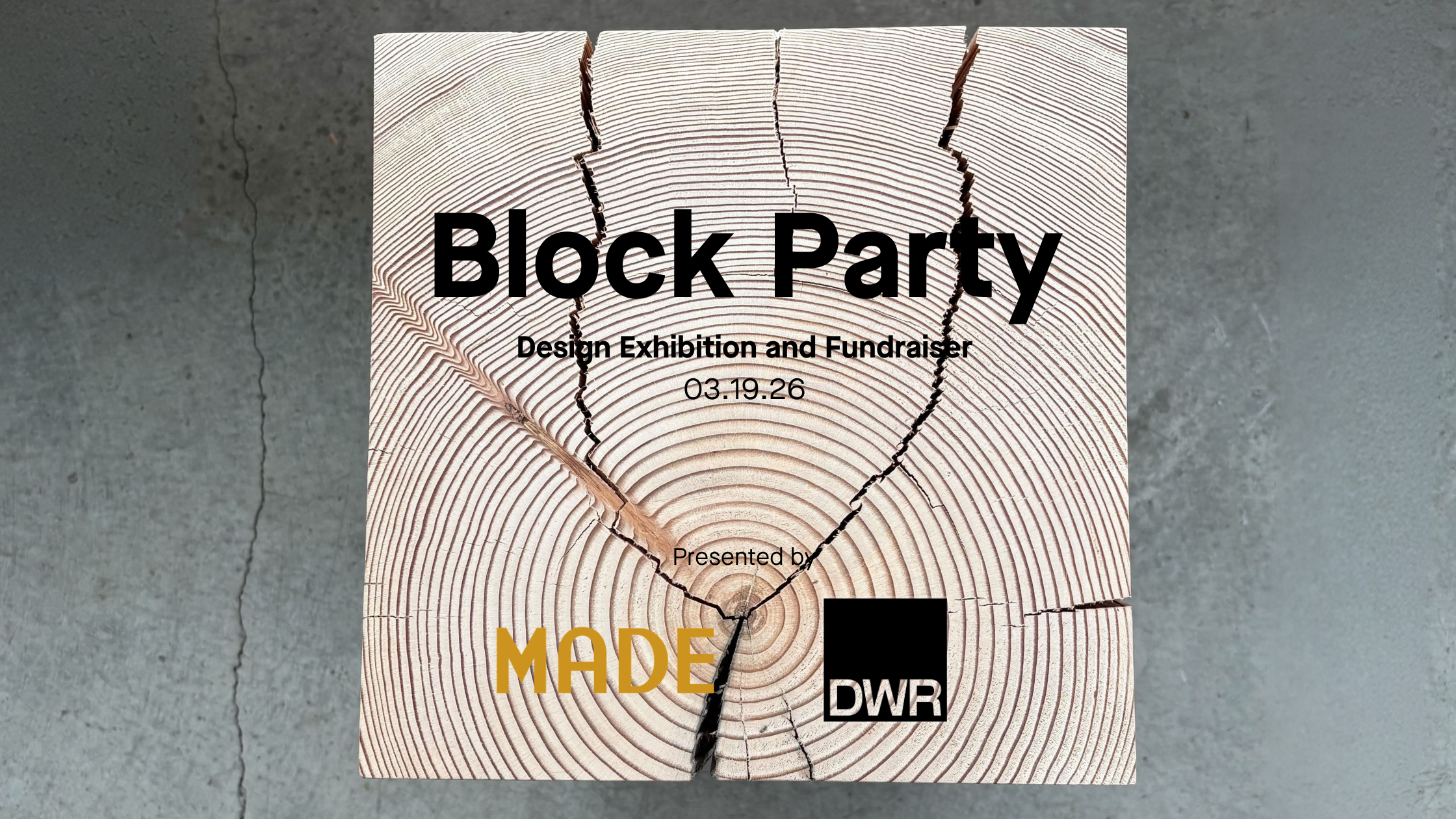 Community Collaboration: Block Party Design Event + Fundraiser