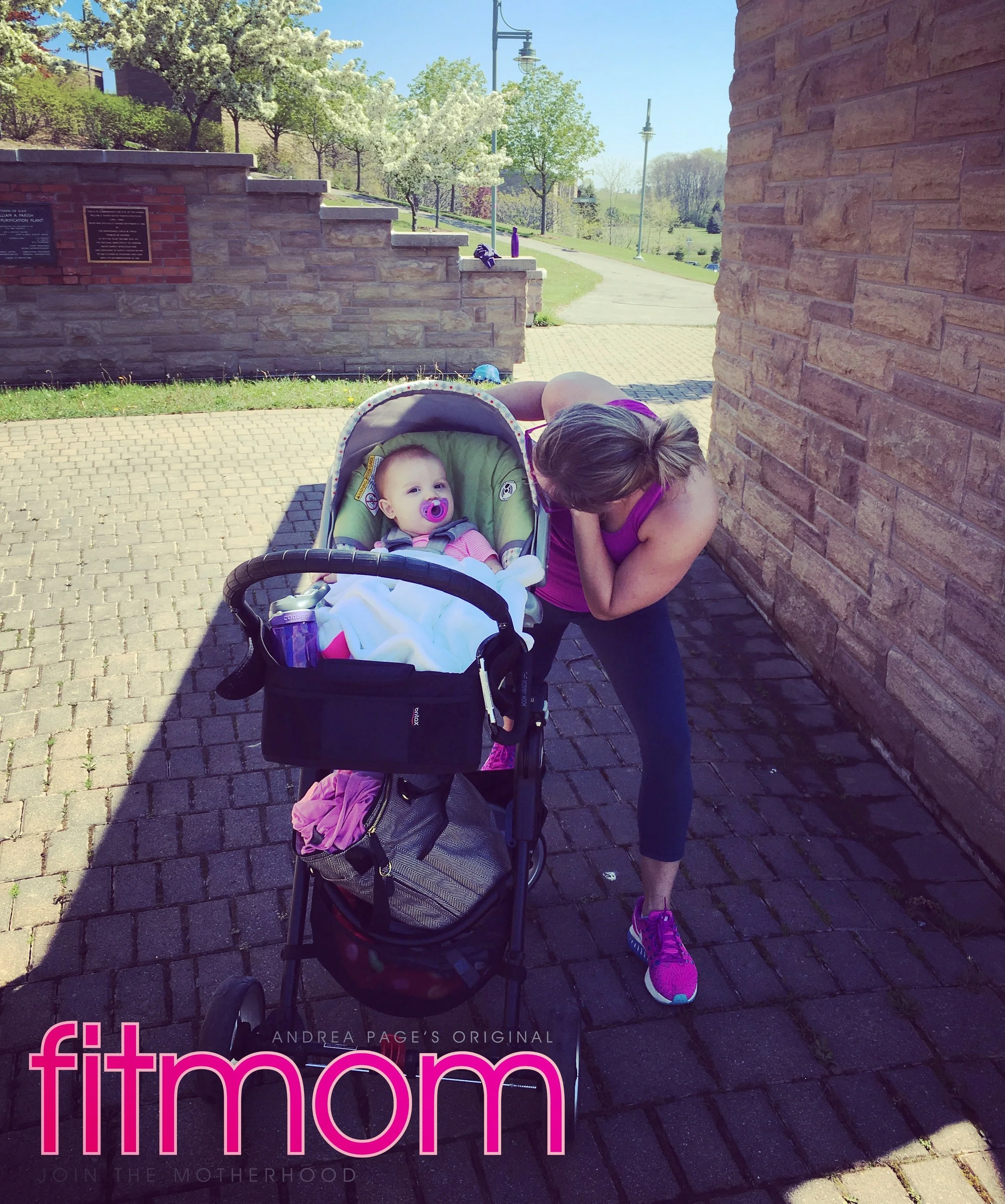 Using your stroller for a cardio & strength workout